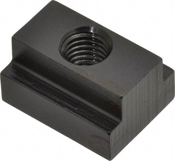 Gibraltar - M10x1.50 Blind Tapped T Slot Nut - 9/16" Slot Width, 22 x 9mm Base Width x Height, 29 x 16mm OAL x Height - Industrial Tool & Supply