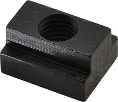 Gibraltar - M12x1.75 Blind Tapped T Slot Nut - 9/16" Slot Width, 22 x 9mm Base Width x Height, 29 x 16mm OAL x Height - Industrial Tool & Supply