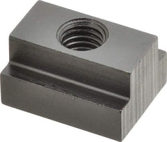 Gibraltar - M10x1.50 Tapped Through T Slot Nut - 9/16" Slot Width, 22 x 9mm Base Width x Height, 29 x 16mm OAL x Height - Industrial Tool & Supply