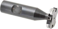 Cutting Tool Technologies - 1/4 Inch Cutting Width, 1.265 Inch Cutting Diameter, 4 Cutter Inserts, 3/4 Inch Shank Diameter, 1215 Insert Style, Indexable Keyseat Cutter - Inch Long Shank - Industrial Tool & Supply