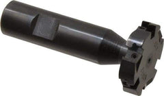 Cutting Tool Technologies - 3/8 Inch Cutting Width, 1.515 Inch Cutting Diameter, 6 Cutter Inserts, 3/4 Inch Shank Diameter, 1215 Insert Style, Indexable Keyseat Cutter - Inch Long Shank - Industrial Tool & Supply