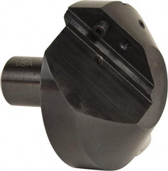 Cutting Tool Technologies - 100° Included Angle, 1.9" Max Cut Diam, 1.9mm Body Diam, 3/4" Shank Diam, 2-3/8" OAL, Indexable Countersink - 0.27" LOC, 1 Square Insert, SPGH 433 Insert Style, Positive Rake, Series PC - Industrial Tool & Supply