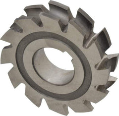 Made in USA - 3/16" Radius, 3/8" Circle Diam, 2-3/4" Diam x 0.635" Wide Cut, High Speed Steel Concave Radius Cutter - 2-3/4" OAL, Arbor Connection, Uncoated, Form Relieved, 10 Teeth - Industrial Tool & Supply