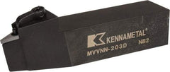 Kennametal - MVVN, Neutral Cut, 0° Lead Angle, 1-1/4" Shank Height x 1-1/4" Shank Width, Negative Rake Indexable Turning Toolholder - 6" OAL, VN..33. Insert Compatibility, Series Kenloc - Industrial Tool & Supply