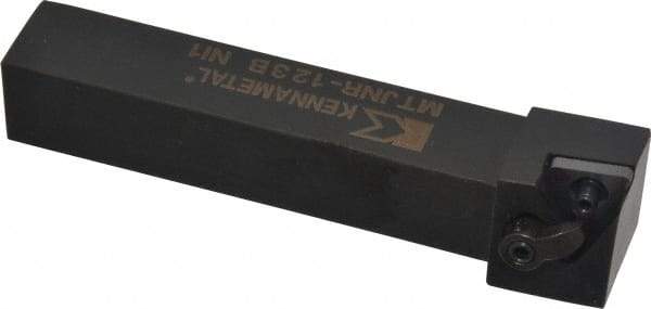 Kennametal - MTJN, Right Hand Cut, 3° Lead Angle, 3/4" Shank Height x 3/4" Shank Width, Negative Rake Indexable Turning Toolholder - 4-1/2" OAL, TN..33. Insert Compatibility, Series Kenloc - Industrial Tool & Supply