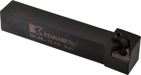 Kennametal - MTJN, Left Hand Cut, 3° Lead Angle, 1" Shank Height x 1" Shank Width, Negative Rake Indexable Turning Toolholder - 6" OAL, TN..43. Insert Compatibility, Series Kenloc - Industrial Tool & Supply