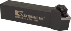 Kennametal - MSSN, Left Hand Cut, 45° Lead Angle, 1-1/4" Shank Height x 1-1/4" Shank Width, Negative Rake Indexable Turning Toolholder - 6" OAL, SN..64. Insert Compatibility, Series Kenloc - Industrial Tool & Supply