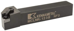 Kennametal - MCLN, Right Hand Cut, 5° Lead Angle, 3/4" Shank Height x 3/4" Shank Width, Negative Rake Indexable Turning Toolholder - 4-1/2" OAL, CN..32. Insert Compatibility, Series Kenloc - Industrial Tool & Supply