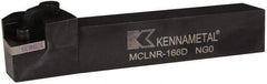 Kennametal - MCLN, Right Hand Cut, 5° Lead Angle, 1" Shank Height x 1" Shank Width, Negative Rake Indexable Turning Toolholder - 6" OAL, CN..64. Insert Compatibility, Series Kenloc - Industrial Tool & Supply