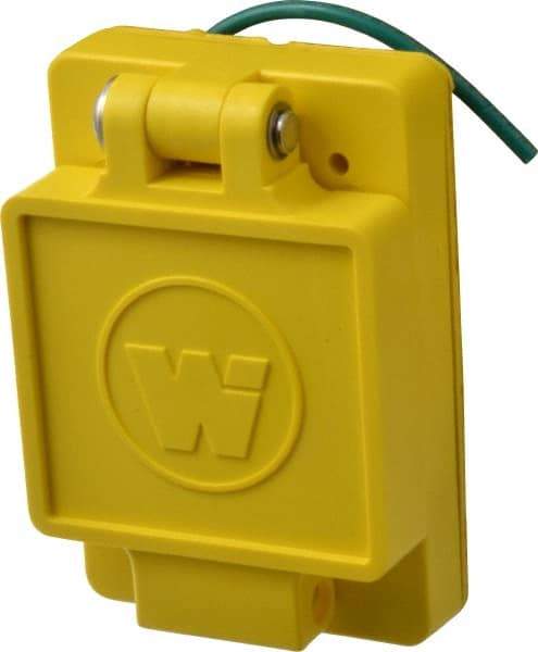 Value Collection - 250 VAC, 30 Amp, L6-30R NEMA, Ungrounded Receptacle - 2 Poles, 3 Wire, Female End, Yellow - Industrial Tool & Supply