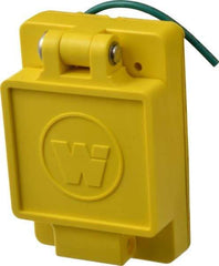 Value Collection - 250 VAC, 30 Amp, L6-30R NEMA, Ungrounded Receptacle - 2 Poles, 3 Wire, Female End, Yellow - Industrial Tool & Supply