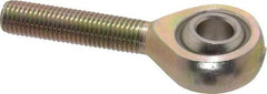 Alinabal - 5/16" ID, 7/8" Max OD, 2,800 Lb Max Static Cap, Spherical Rod End - 5/16-24 LH, 0.437" Shank Diam, 1-1/4" Shank Length, Steel with Molded Nyloy Raceway - Industrial Tool & Supply