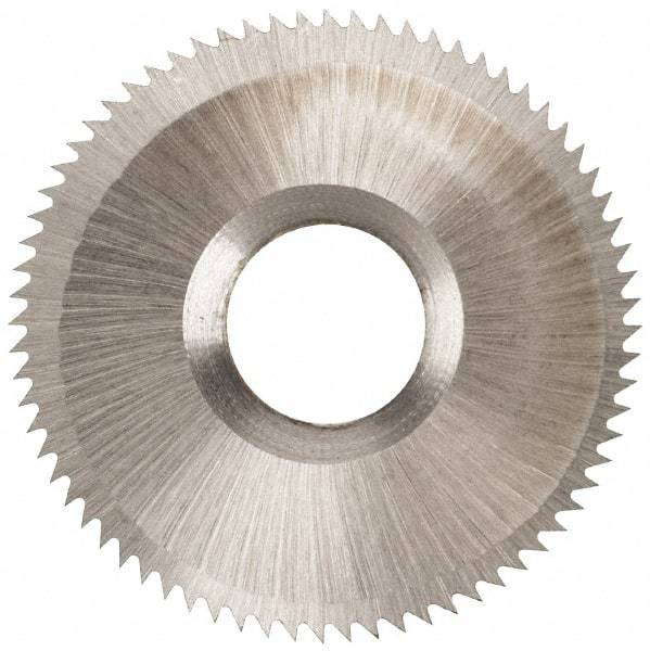 Onsrud - 1" Diam x 0.0937" Blade Thickness x 5/16" Arbor Hole Diam, 72 Tooth Slitting and Slotting Saw - Arbor Connection, High Speed Steel - Industrial Tool & Supply
