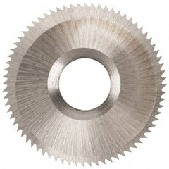 Onsrud - 1" Diam x 0.0937" Blade Thickness x 5/16" Arbor Hole Diam, 72 Tooth Slitting and Slotting Saw - Arbor Connection, High Speed Steel - Industrial Tool & Supply
