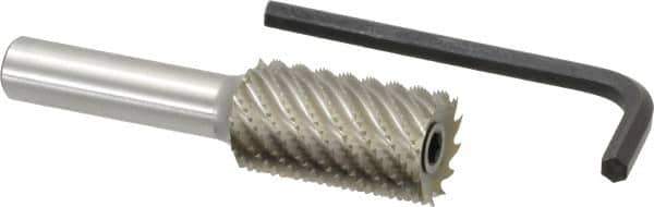 Onsrud - 7/8" Cutting Diam x 1-1/2" Length of Cut, 12 Flute, Downcut Spiral Router Bit - Uncoated, Right Hand Cut, High Speed Steel, 3-1/2" OAL x 1/2" Shank Diam, Hogger - Industrial Tool & Supply