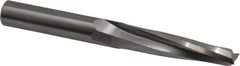 Onsrud - 1/2" Cutting Diam x 2-1/8" Length of Cut, 2 Flute, Upcut Spiral Router Bit - Uncoated, Right Hand Cut, Solid Carbide, 4-1/2" OAL x 1/2" Shank Diam, Double Edge, 11° Helix Angle - Industrial Tool & Supply