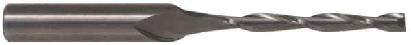 Onsrud - 5/16" Cutting Diam x 3-1/8" Length of Cut, 2 Flute, Upcut Spiral Router Bit - Uncoated, Right Hand Cut, Solid Carbide, 6" OAL x 5/16" Shank Diam, Double Edge, 25° Helix Angle - Industrial Tool & Supply