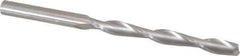 Onsrud - 3/8" Cutting Diam x 3-1/2" Length of Cut, 2 Flute, Upcut Spiral Router Bit - Uncoated, Right Hand Cut, Solid Carbide, 5" OAL x 3/8" Shank Diam, Double Edge, 25° Helix Angle - Industrial Tool & Supply