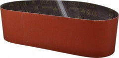 3M - 6" Wide x 48" OAL, 60 Grit, Ceramic Abrasive Belt - Ceramic, Medium, Coated, YF Weighted Cloth Backing, Wet/Dry, Series 777F - Industrial Tool & Supply