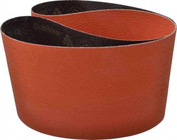 3M - 6" Wide x 48" OAL, 80 Grit, Ceramic Abrasive Belt - Ceramic, Medium, Coated, YF Weighted Cloth Backing, Wet/Dry, Series 777F - Industrial Tool & Supply