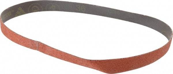 3M - 1" Wide x 30" OAL, 36 Grit, Ceramic Abrasive Belt - Ceramic, Very Coarse, Coated, YF Weighted Cloth Backing, Wet/Dry, Series 777F - Industrial Tool & Supply