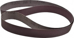 3M - 1-1/2" Wide x 60" OAL, 120 Grit, Aluminum Oxide Abrasive Belt - Aluminum Oxide, Fine, Coated, X Weighted Cloth Backing, Series 341D - Industrial Tool & Supply