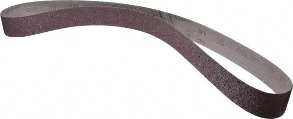 3M - 2" Wide x 60" OAL, 36 Grit, Aluminum Oxide Abrasive Belt - Aluminum Oxide, Very Coarse, Coated, X Weighted Cloth Backing, Series 341D - Industrial Tool & Supply