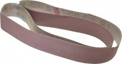 3M - 2" Wide x 72" OAL, 150 Grit, Aluminum Oxide Abrasive Belt - Aluminum Oxide, Very Fine, Coated, X Weighted Cloth Backing, Series 341D - Industrial Tool & Supply