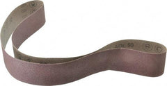 3M - 2-1/2" Wide x 60" OAL, 50 Grit, Aluminum Oxide Abrasive Belt - Aluminum Oxide, Coarse, Coated, X Weighted Cloth Backing, Series 341D - Industrial Tool & Supply