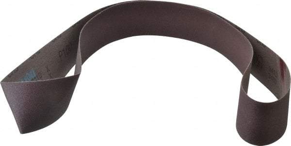 3M - 2-1/2" Wide x 60" OAL, 100 Grit, Aluminum Oxide Abrasive Belt - Aluminum Oxide, Fine, Coated, X Weighted Cloth Backing, Series 341D - Industrial Tool & Supply
