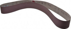 3M - 2-1/2" Wide x 60" OAL, 180 Grit, Aluminum Oxide Abrasive Belt - Aluminum Oxide, Very Fine, Coated, X Weighted Cloth Backing, Series 341D - Industrial Tool & Supply
