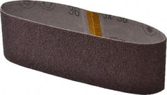 3M - 3" Wide x 21" OAL, 36 Grit, Aluminum Oxide Abrasive Belt - Aluminum Oxide, Very Coarse, Coated, X Weighted Cloth Backing, Series 341D - Industrial Tool & Supply