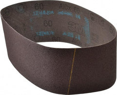 3M - 4" Wide x 24" OAL, 60 Grit, Aluminum Oxide Abrasive Belt - Aluminum Oxide, Medium, Coated, X Weighted Cloth Backing, Series 341D - Industrial Tool & Supply