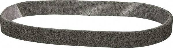 3M - 3/4" Wide x 18" OAL, Silicon Carbide Abrasive Belt - Silicon Carbide, Super Fine, Nonwoven, Series SC-BS - Industrial Tool & Supply