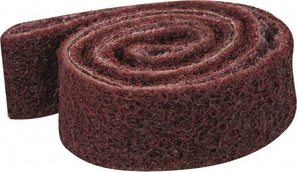 3M - 1" Wide x 42" OAL, Aluminum Oxide Abrasive Belt - Aluminum Oxide, Medium, Nonwoven, Series SC-BS - Industrial Tool & Supply