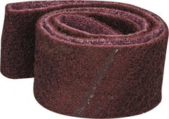 3M - 2" Wide x 34" OAL, Aluminum Oxide Abrasive Belt - Aluminum Oxide, Medium, Nonwoven, Series SC-BS - Industrial Tool & Supply