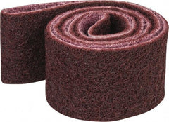 3M - 2" Wide x 48" OAL, Aluminum Oxide Abrasive Belt - Aluminum Oxide, Medium, Nonwoven, Series SC-BS - Industrial Tool & Supply