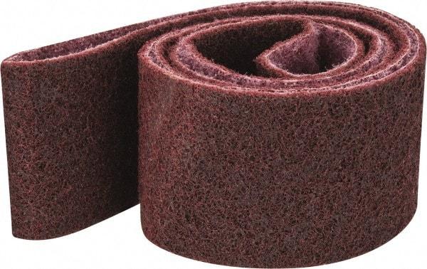 3M - 2-1/2" Wide x 60" OAL, Aluminum Oxide Abrasive Belt - Aluminum Oxide, Medium, Nonwoven, Series SC-BS - Industrial Tool & Supply