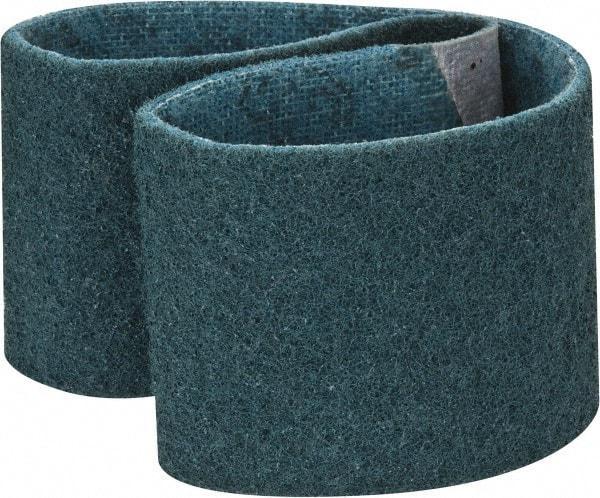 3M - 3" Wide x 24" OAL, Aluminum Oxide Abrasive Belt - Aluminum Oxide, Very Fine, Nonwoven, Series SC-BS - Industrial Tool & Supply