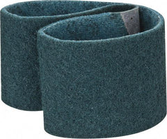 3M - 3" Wide x 24" OAL, Aluminum Oxide Abrasive Belt - Aluminum Oxide, Very Fine, Nonwoven, Series SC-BS - Industrial Tool & Supply