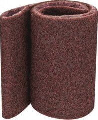 3M - 4" Wide x 24" OAL, Aluminum Oxide Abrasive Belt - Aluminum Oxide, Medium, Nonwoven, Series SC-BS - Industrial Tool & Supply