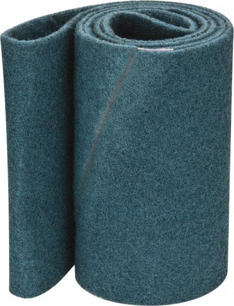 3M - 6" Wide x 48" OAL, Aluminum Oxide Abrasive Belt - Aluminum Oxide, Very Fine, Nonwoven, Series SC-BS - Industrial Tool & Supply