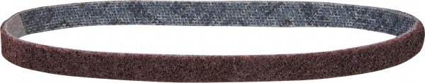 3M - 1/2" Wide x 18" OAL, Aluminum Oxide Abrasive Belt - Aluminum Oxide, Medium, Nonwoven, Series SE-BS - Industrial Tool & Supply