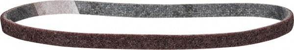 3M - 1/2" Wide x 24" OAL, Aluminum Oxide Abrasive Belt - Aluminum Oxide, Medium, Nonwoven, Series SE-BS - Industrial Tool & Supply