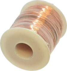 Made in USA - 22 Gage, 0.0253" Diameter x 501' Long, Bare, Copper Bus Bar Wire - Pure Copper (ASTM B3) - Industrial Tool & Supply