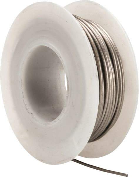 Made in USA - 18 Gage, 0.0403 Inch Diameter x 25 Ft. Long, Nickel Chromium Wire - Alloy 80/20, ASTM B344 - Industrial Tool & Supply