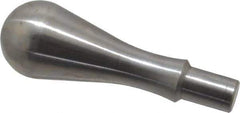 Gibraltar - 3/8" Press Fit Stem, Fixed Handwheel & Machine Handle - Carbon Steel Bulb Shape Handle, 9/16" Long Carbon Steel Stem, 2-11/16" OAL - Industrial Tool & Supply