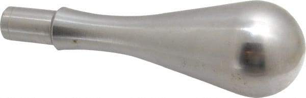 Gibraltar - 7/16" Press Fit Stem, Fixed Handwheel & Machine Handle - Carbon Steel Bulb Shape Handle, 11/16" Long Carbon Steel Stem, 3-29/32" OAL - Industrial Tool & Supply