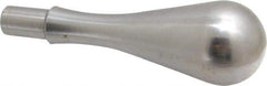 Gibraltar - 7/16" Press Fit Stem, Fixed Handwheel & Machine Handle - Carbon Steel Bulb Shape Handle, 11/16" Long Carbon Steel Stem, 3-29/32" OAL - Industrial Tool & Supply
