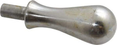 Gibraltar - 5/16" Press Fit Stem, Revolving Handwheel & Machine Handle - Carbon Steel Bulb Shape Handle, 9/16" Long Carbon Steel Stem, 2-5/8" OAL - Industrial Tool & Supply